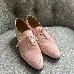 Banana Republic Pink Lace-Up Shoes